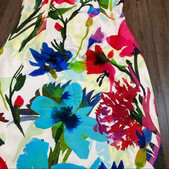 Ellen Tracy floral sheath dress NEW spring - Picture 3 of 12